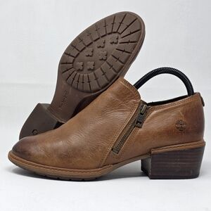 Timberland Women's A4219 Sutherlin Bay Ankle Brown Boot Size 8.5 Pre-owned